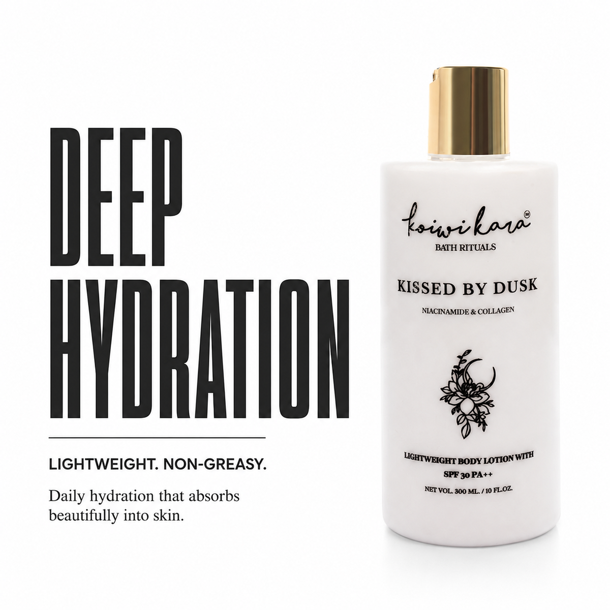 Kissed by Dusk – Niacinamide & Collagen Body Lotion