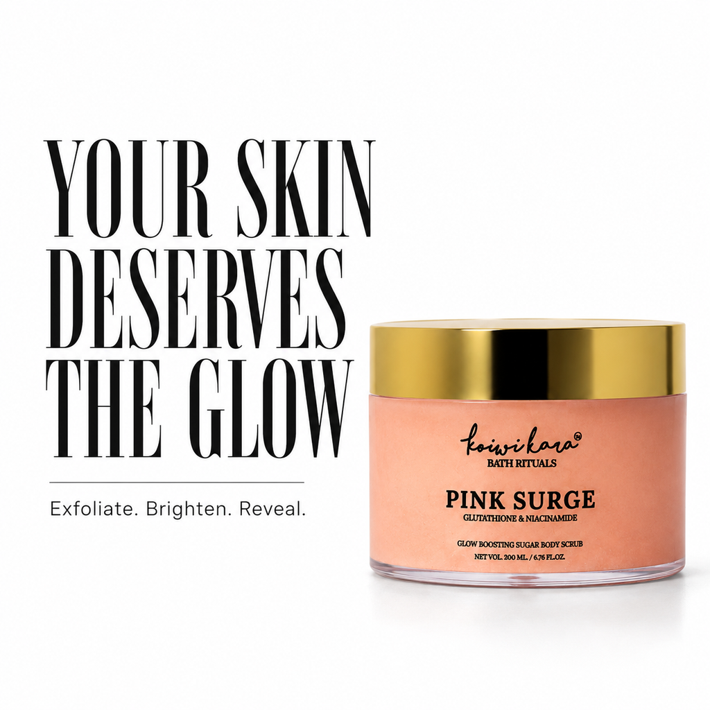 PINK SURGE – Glutathione & Niacinamide Body Scrub