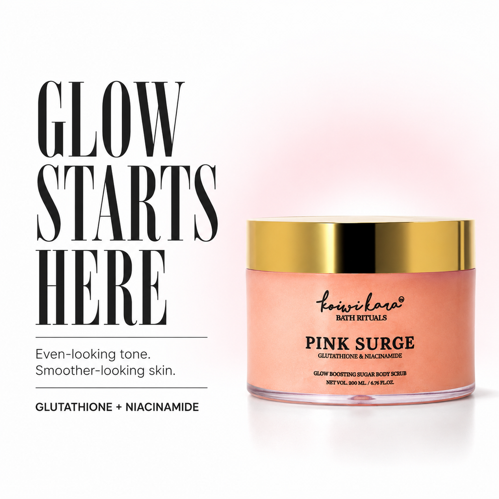 PINK SURGE – Glutathione & Niacinamide Body Scrub