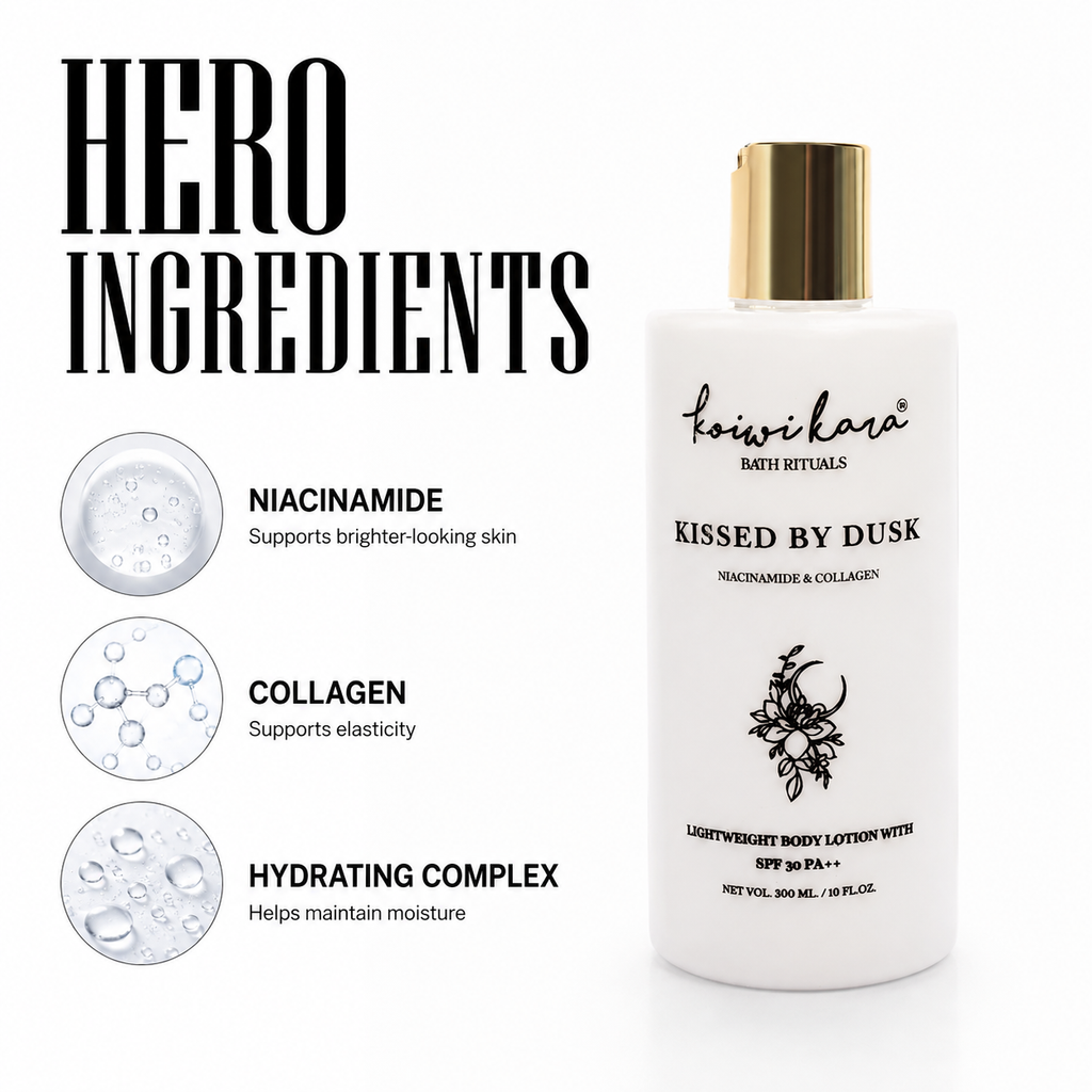 Kissed by Dusk – Niacinamide & Collagen Body Lotion