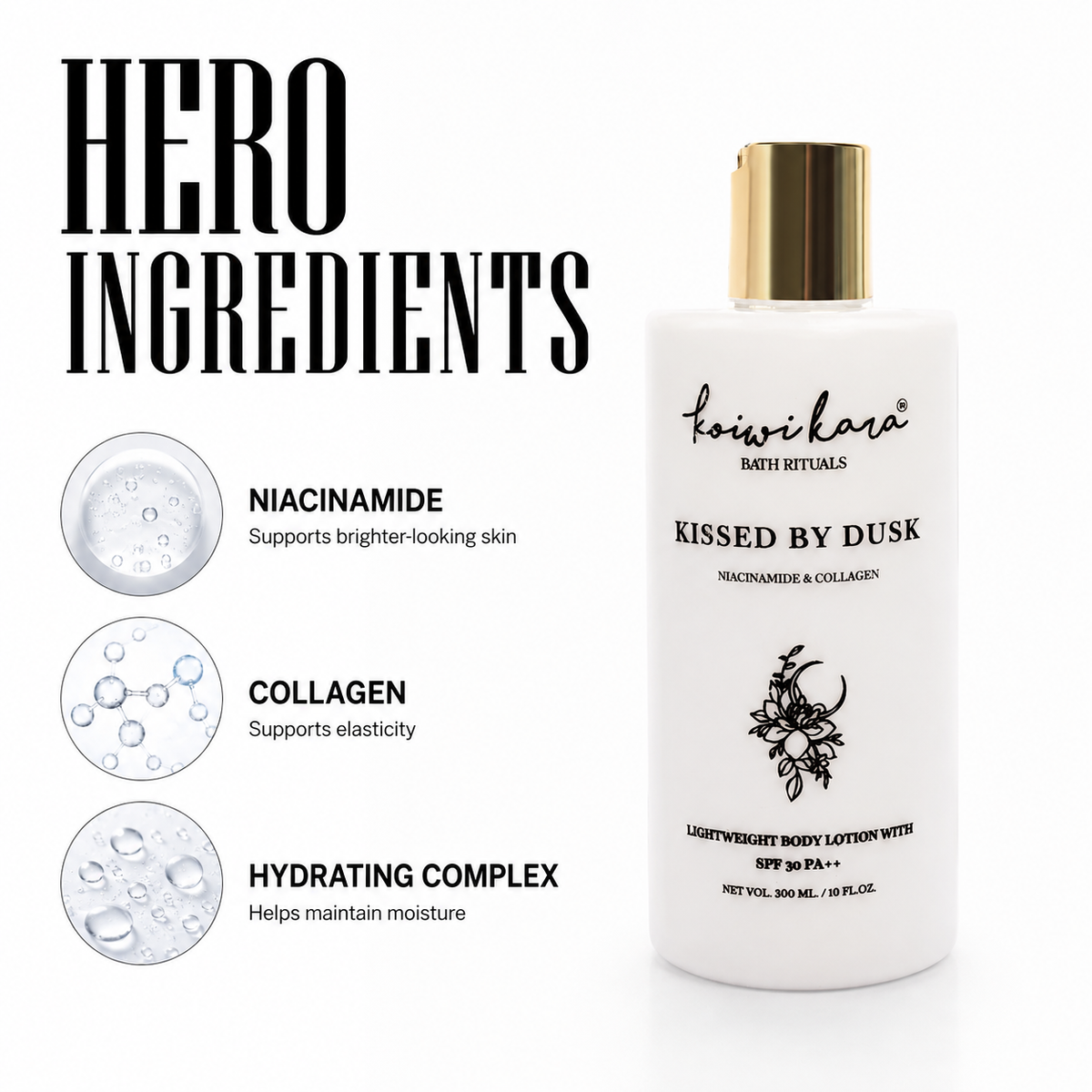 Kissed by Dusk – Niacinamide & Collagen Body Lotion