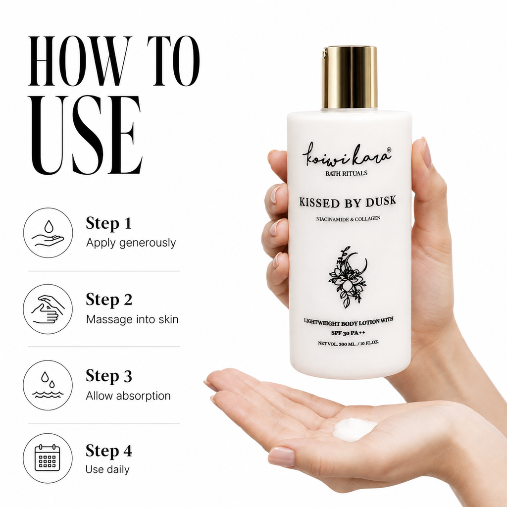 Kissed by Dusk – Niacinamide & Collagen Body Lotion