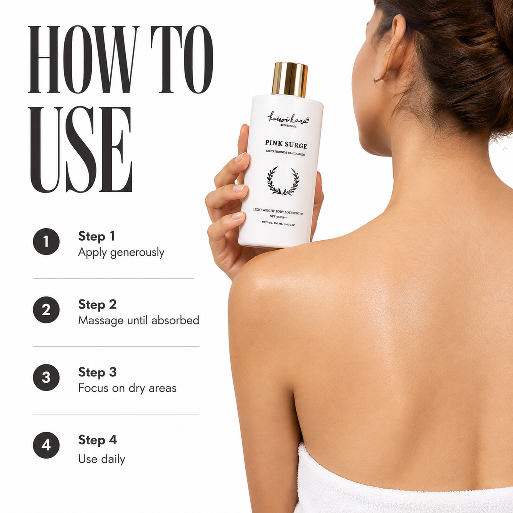PINK SURGE – Glutathione & Niacinamide Body Lotion